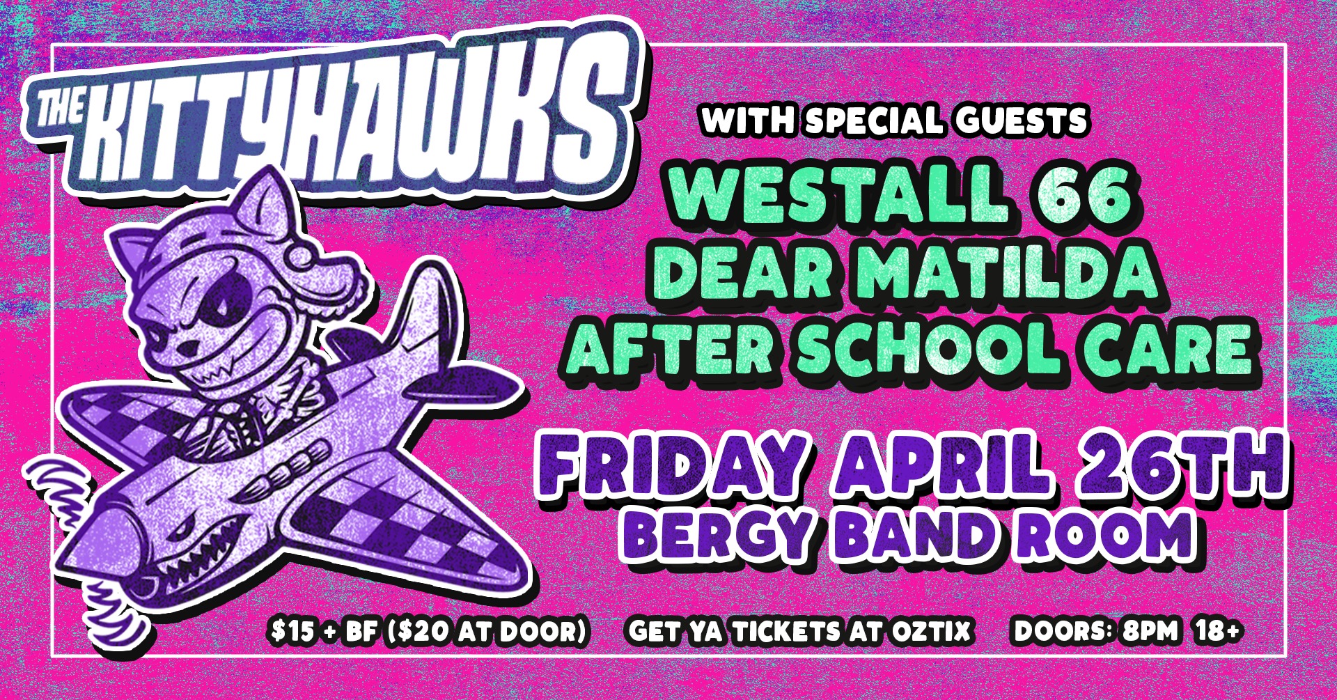 MUSIC: The Kittyhawks | After School Care | Dear Matilda | Westall 66