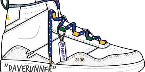 Aglet One High ‘Daverunner White’